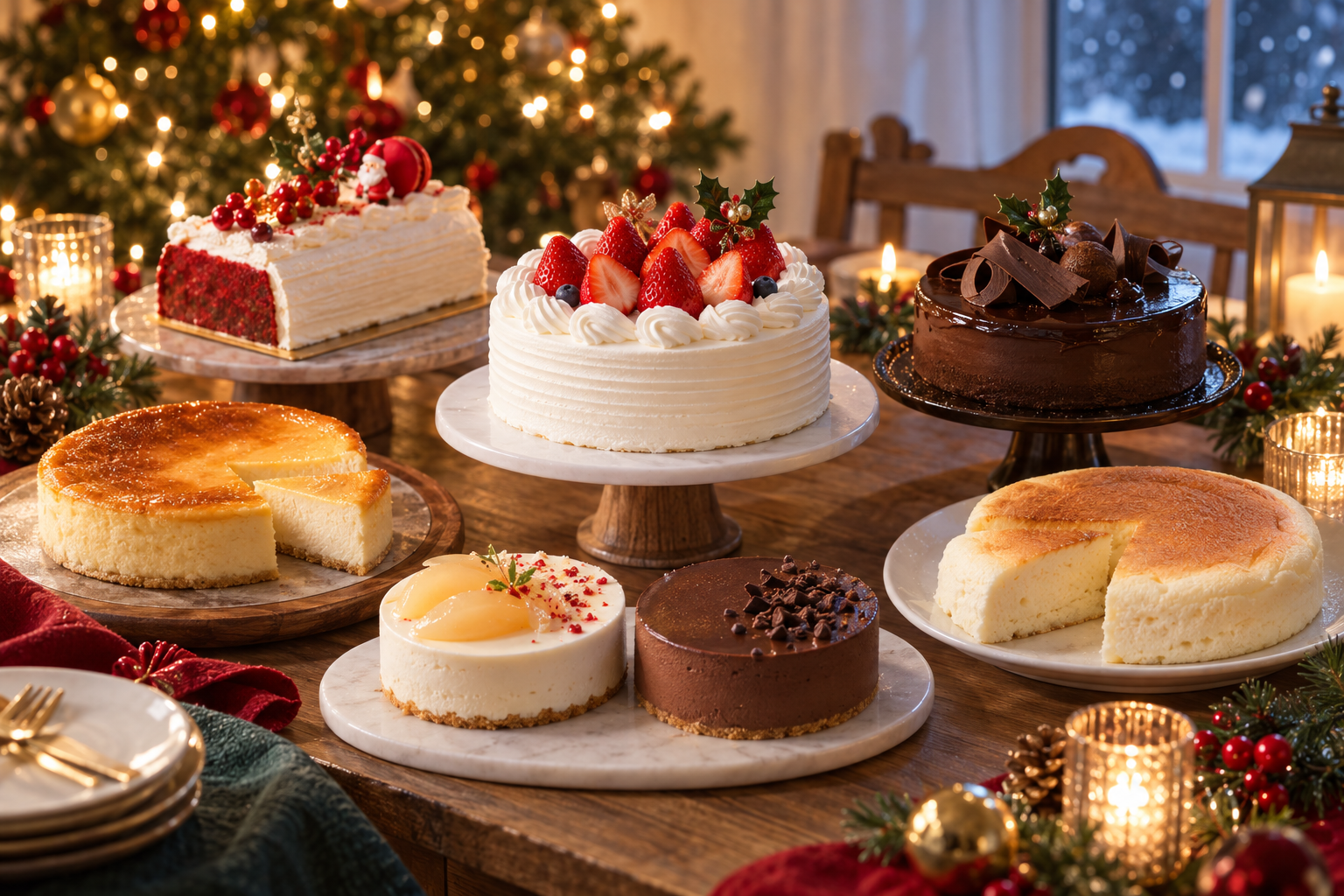 年末の食卓を彩る!クリスマスケーキ6選