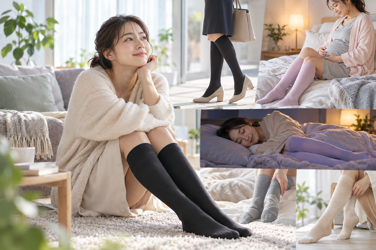 むくみ・冷え対策に!着圧ソックス6選