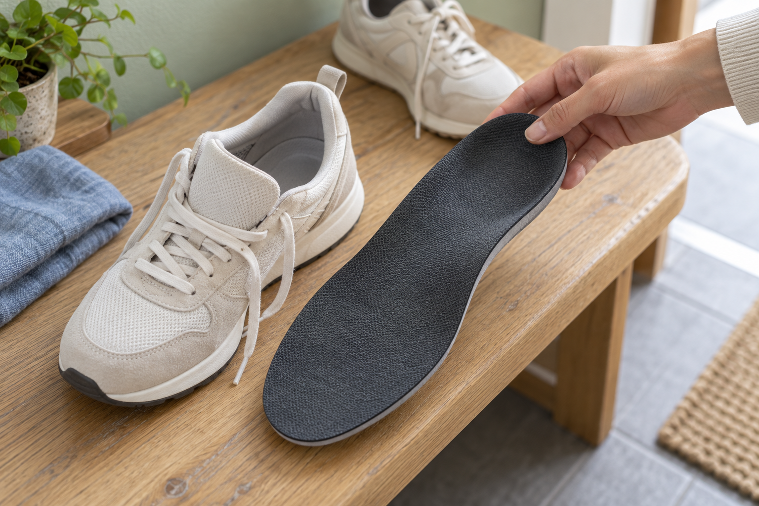 靴用インソール比較|靴内の余裕・形状・調整条件を確認
