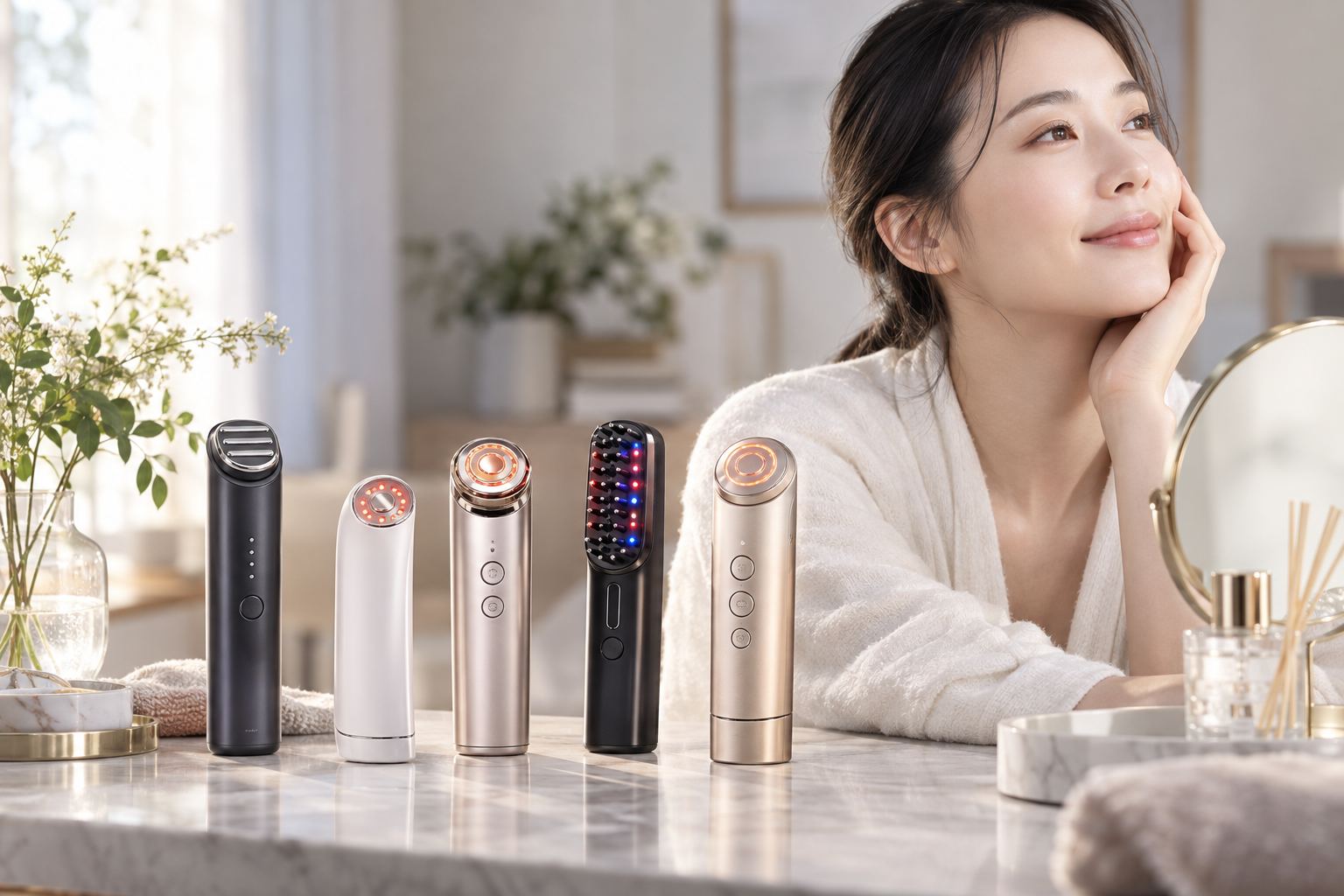 自宅でエイジングケア!美顔器おすすめ6選 搭載機能とお手入れのしやすさで比較