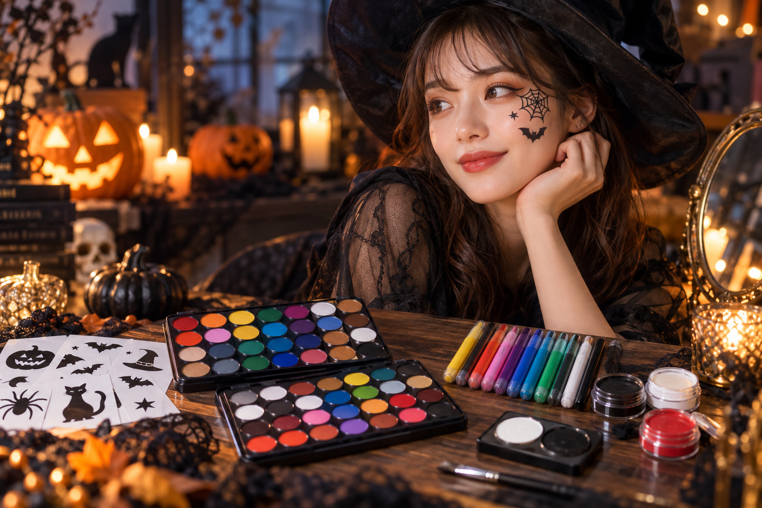 仮装を本格的に!ハロウィンフェイスペイント&メイクアイテム6選