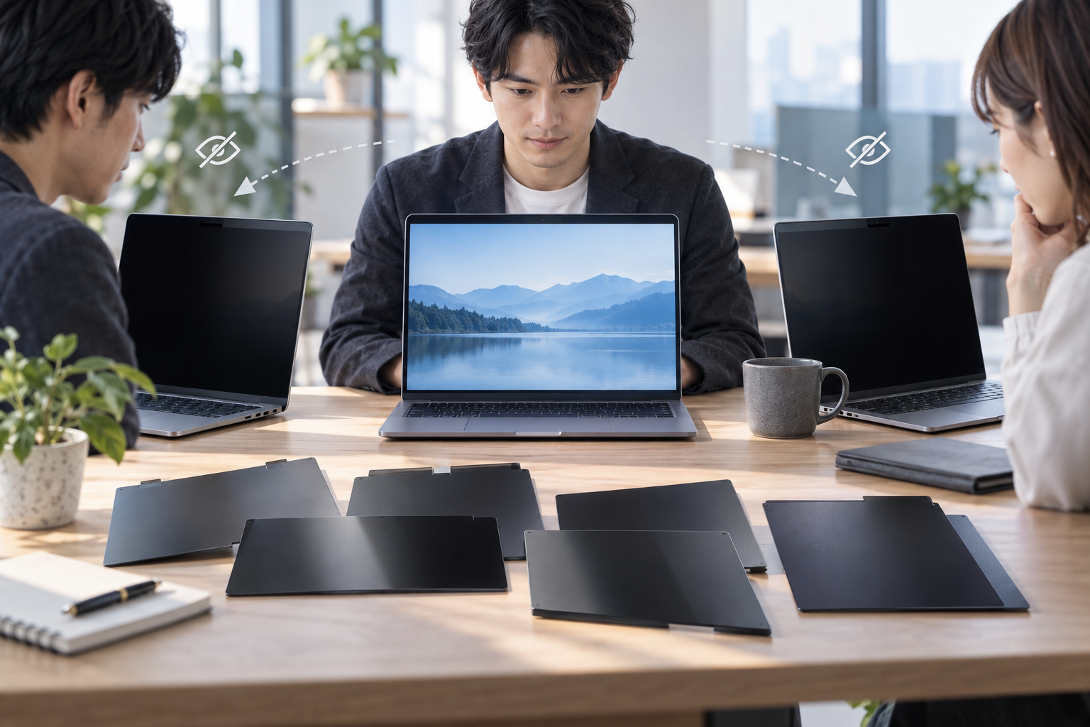 ノートPC用覗き見防止フィルター6選|画面サイズ・見え方・着脱方法を比較