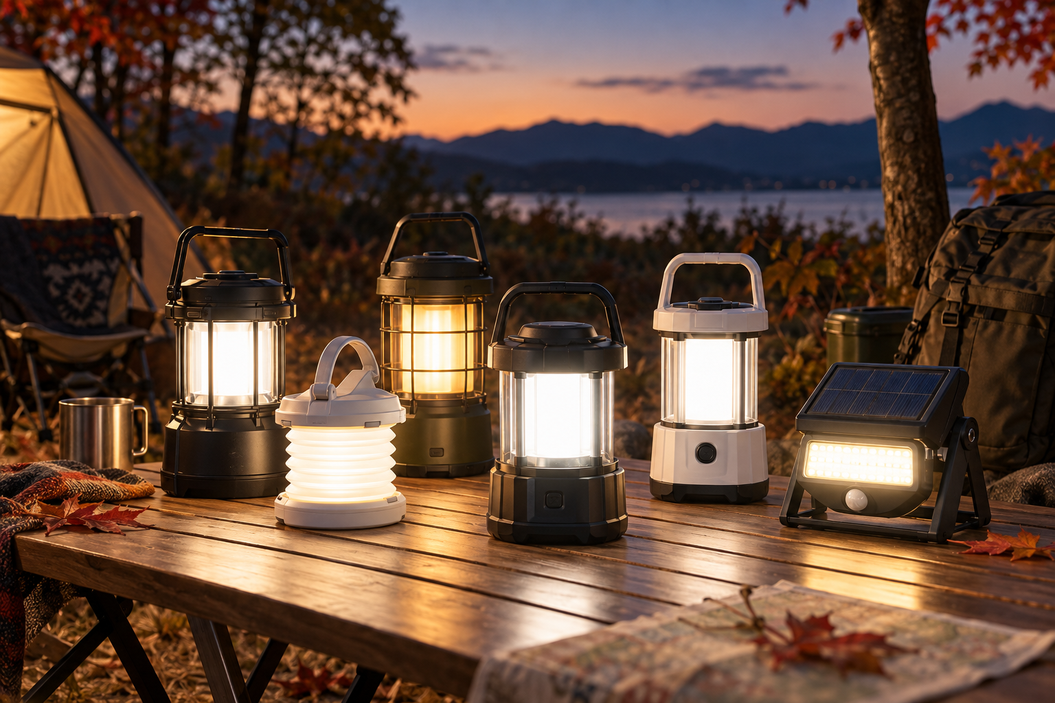 秋の行楽と停電への備えに。LEDランタン6選