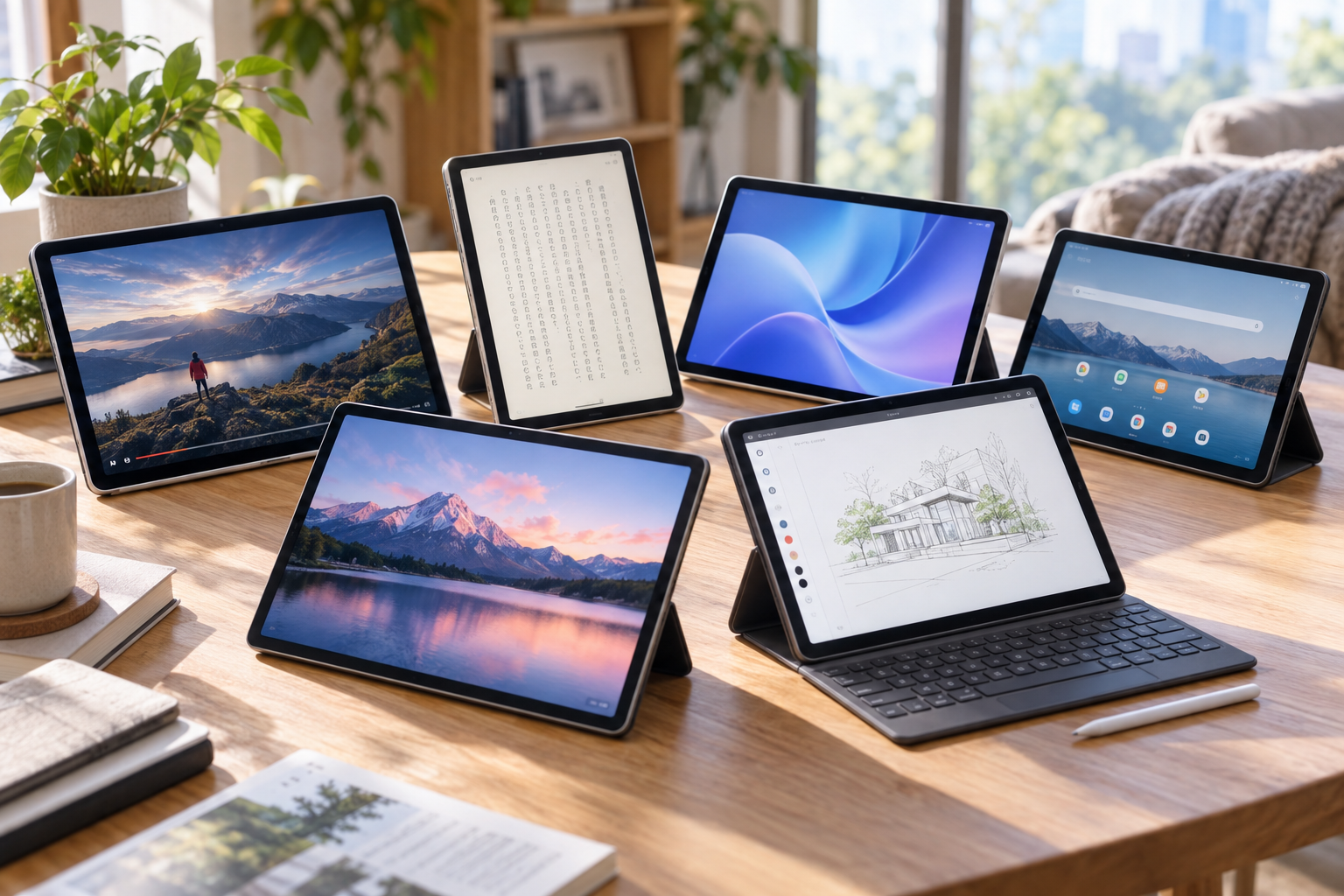 動画も読書も快適に!タブレット端末6選