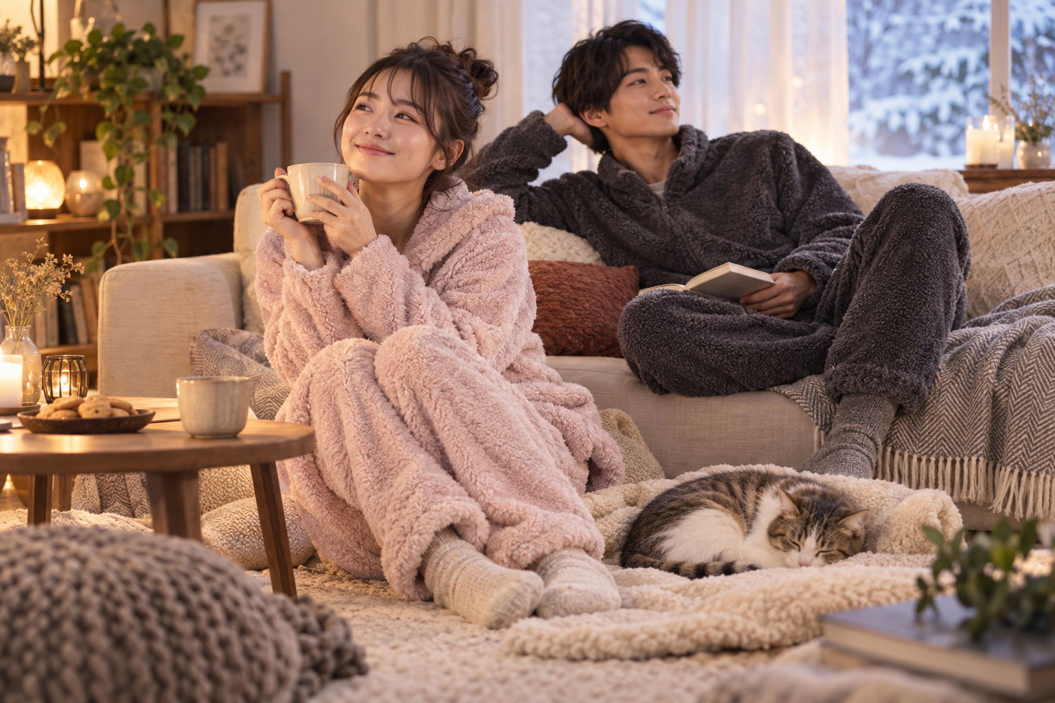 秋冬のおうち時間に!あったかルームウェア・パジャマ6選
