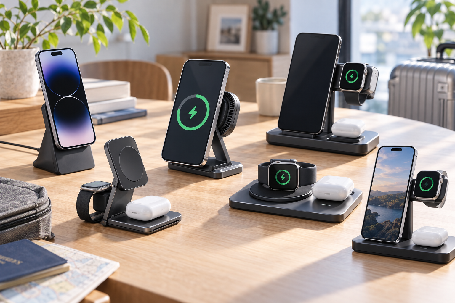 新型スマホと一緒に!ワイヤレス充電器6選