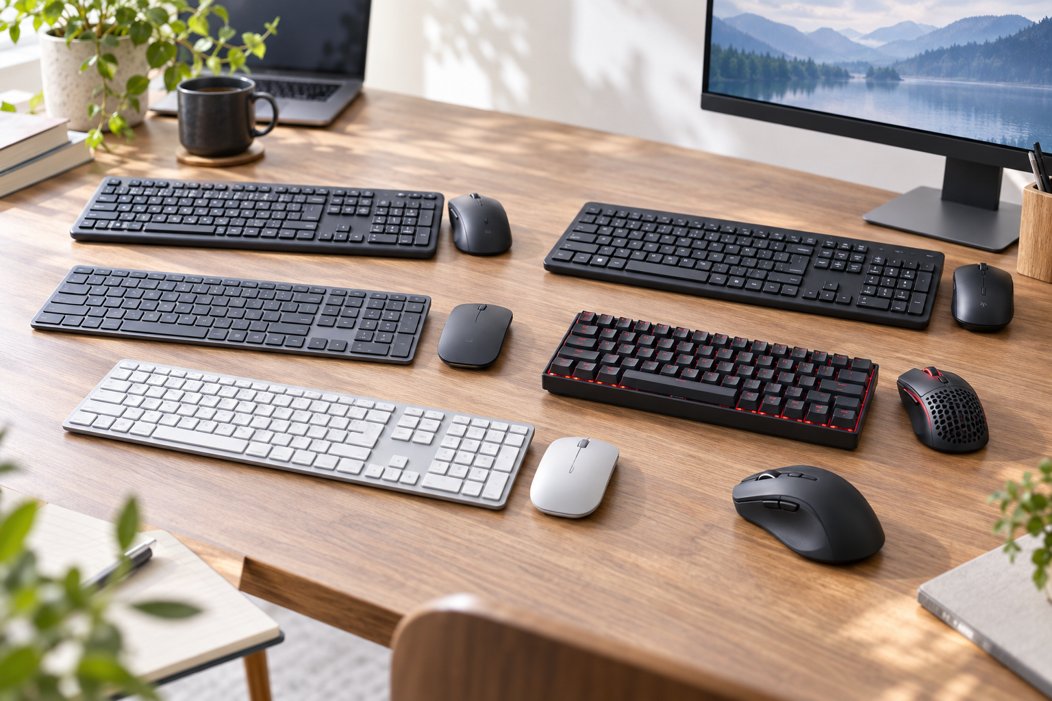 デスク環境を快適に!ワイヤレスキーボード&マウスセット6選